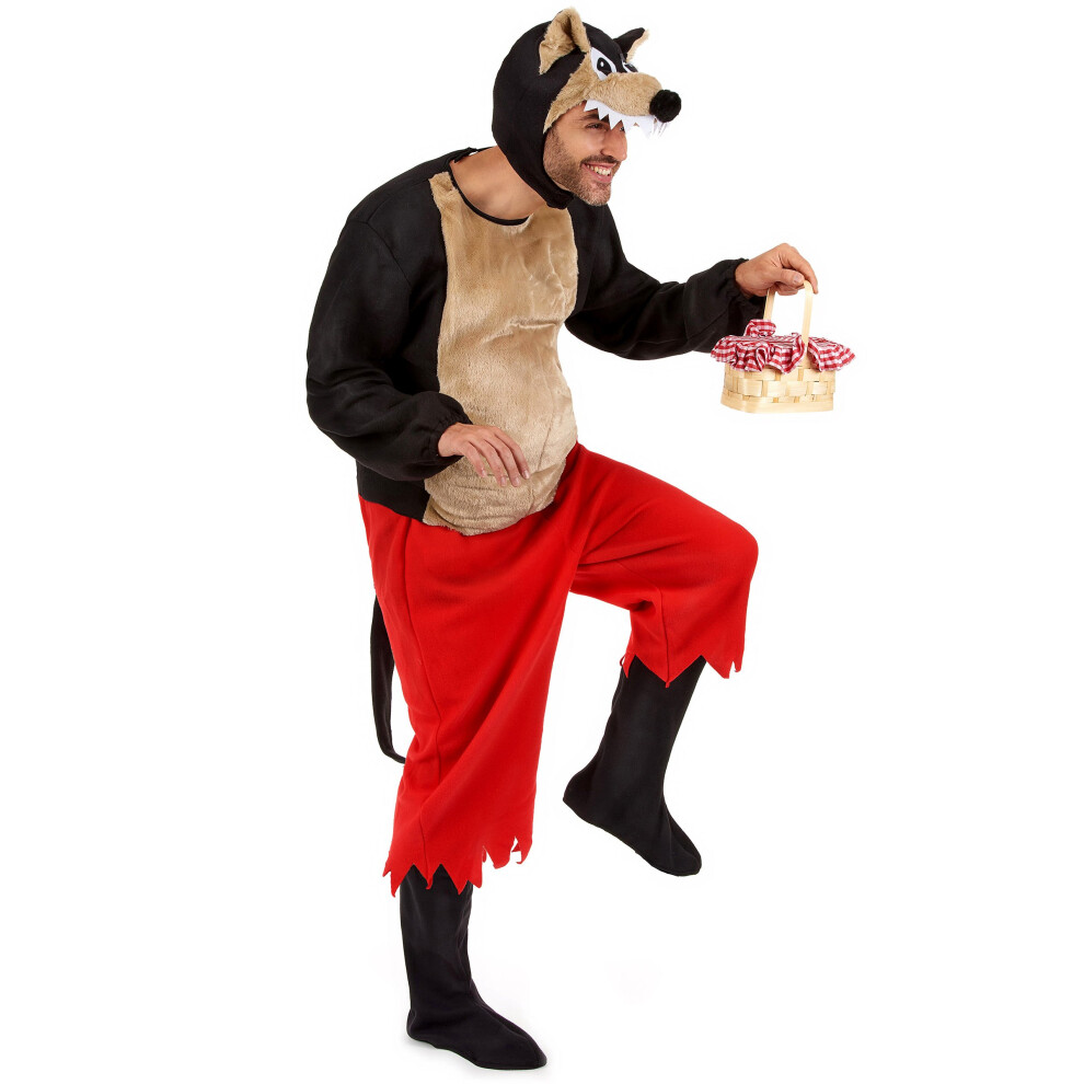 Rubies (L) Adult Big Wolf Costume