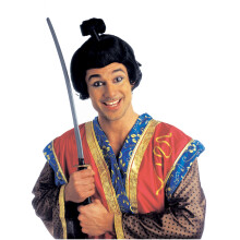 Short samurai wig for men