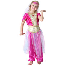 (L 10-12 years (130-140 cm)) Pink oriental dancer costume for girls