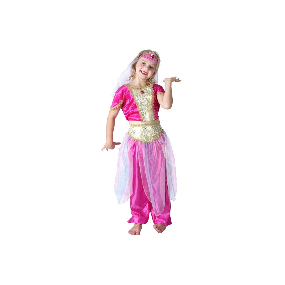 Rubies (L 10-12 Years (130-140 Cm)) Oriental Dancer Costume For Girls Pink