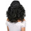 Rubies Black pirate wig for women 2