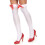Rubies Women's white stockings with red bow 2