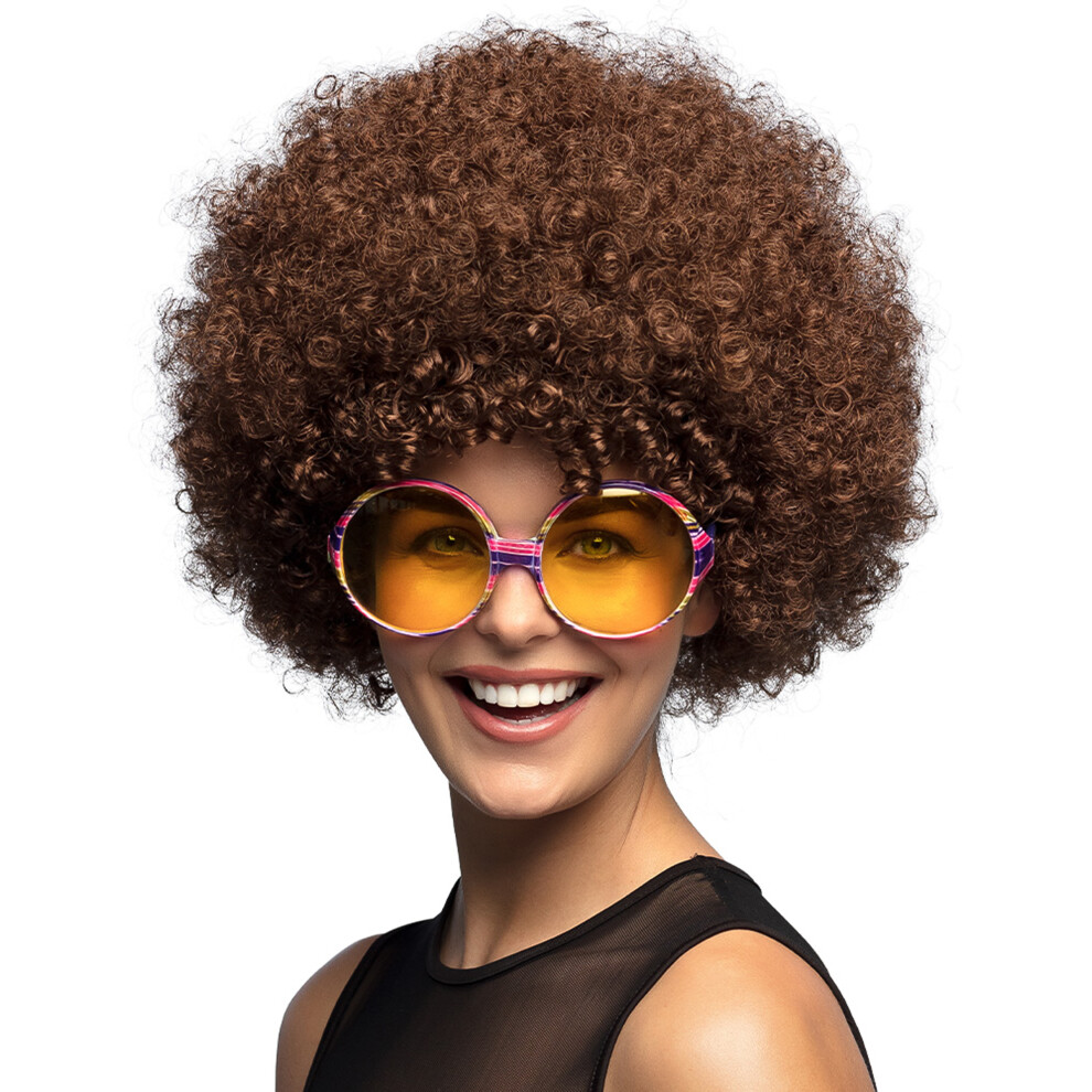 Rubies Adult Hippie Glasses Pink/Purple/Green