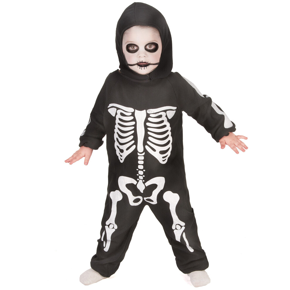 Rubies (Xxs 1-2 Years (80-92 Cm)) Complete Skeleton Costume For Boys