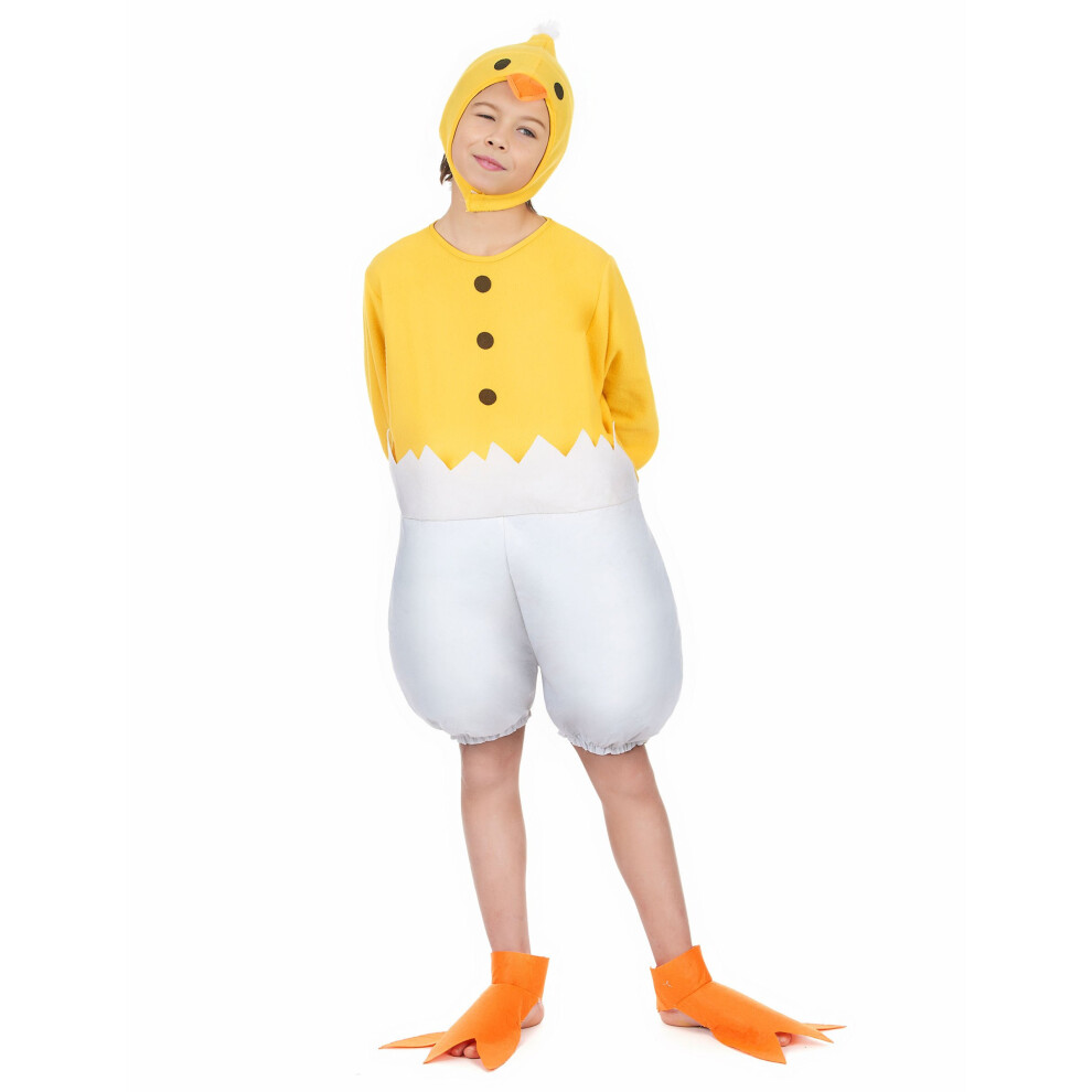 Rubies (S 4-6 Years (110-120 Cm)) Children's Chick Costume Orange