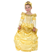 Golden princess costume for girls