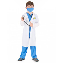 (L 10-12 years (130-140 cm)) Boy's doctor costume