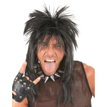 Adult black punk wig
