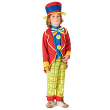 (S 4-6 years (110-120 cm)) Funny clown costume for boys