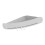 Grey Wall Mounted Triangle Storage Shelf 332x239x50mm for Bathroom 13