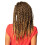 Rubies Brown rasta wig with headband for women 2