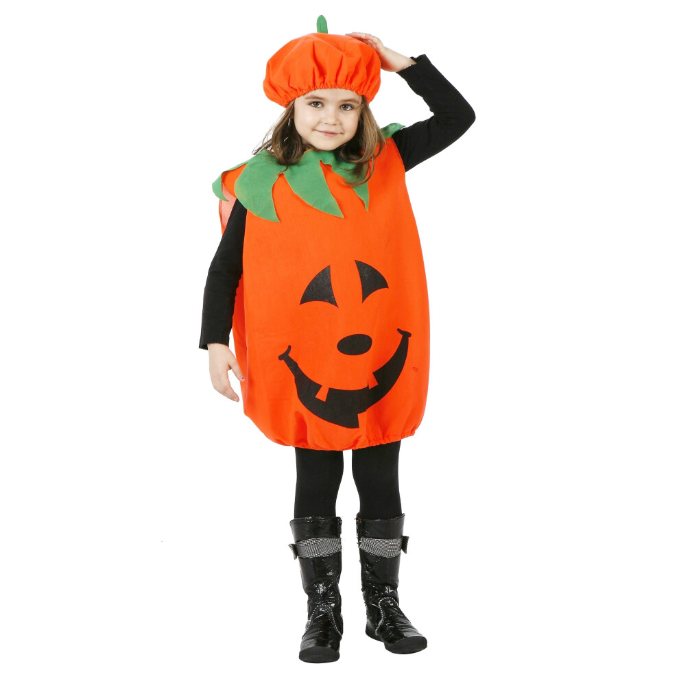 Rubies (5-6 Years (115/130 Cm)) Children's Halloween Pumpkin Costume Orange