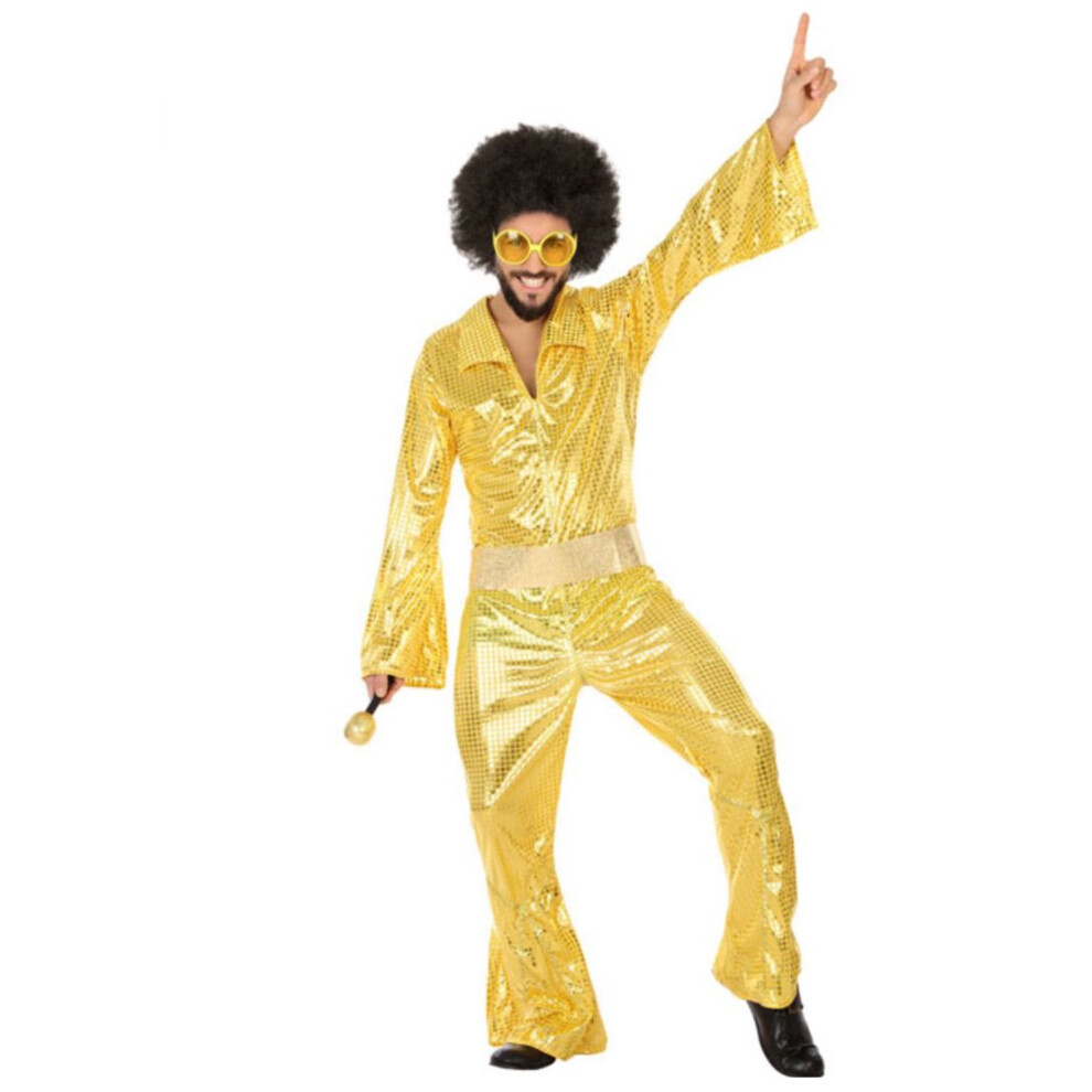 Rubies Unisex Gold Men's Disco Costume