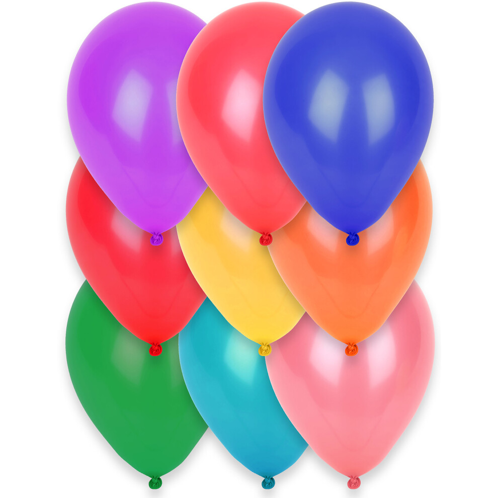 12 Multicolored Balloons 28 cm