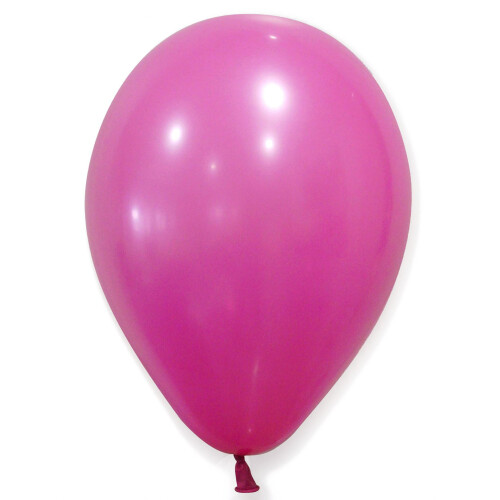 Rubies 12 fuchsia ballonnen 28 cm