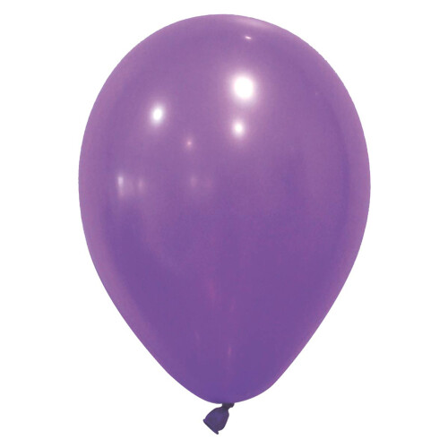 Rubies 12 Paarse ballonnen 28 cm