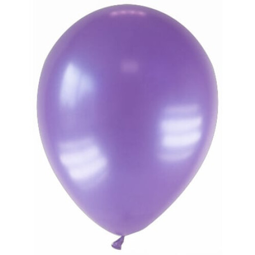 Rubies 12 paarse metallic ballonnen 28 cm