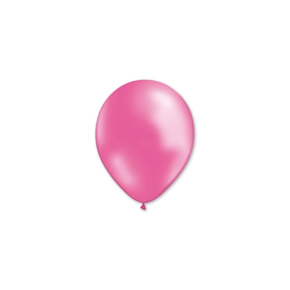 Rubies 100 Metallic Balloons 29 Cm Pink