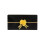 Rubies 5 Mini gold organdy bow 16 mm 1
