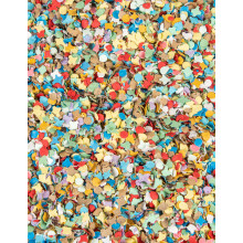 100 gram multi-colored confetti bag