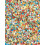 Rubies 100 gram multi-colored confetti bag 1