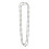 Rubies Adult silver pearl necklace 2