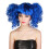 Rubies Women's blue pigtail wig 1