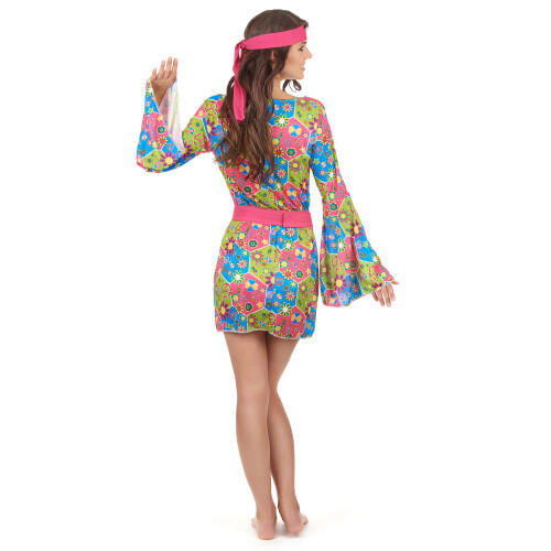 Rubies Women's hippie floral costume 1