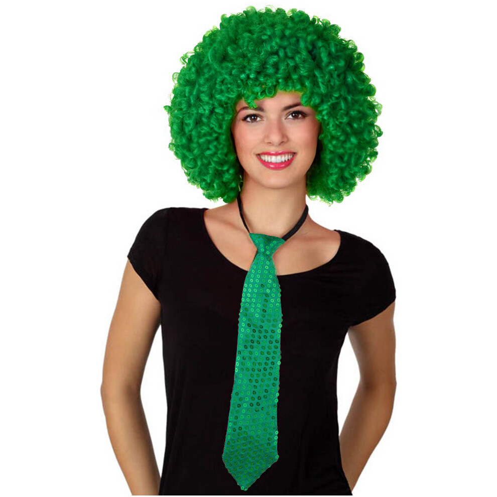 Rubies Adult Sequin Tie Green