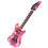 Rubies Adult pink inflatable guitar 1
