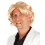 Rubies Blonde wig with mustache for men 1