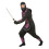 Rubies (M) Men's felt-effect ninja costume 1