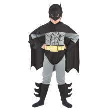 (S 4-6 years (110-120 cm)) Boys' batman superhero costume