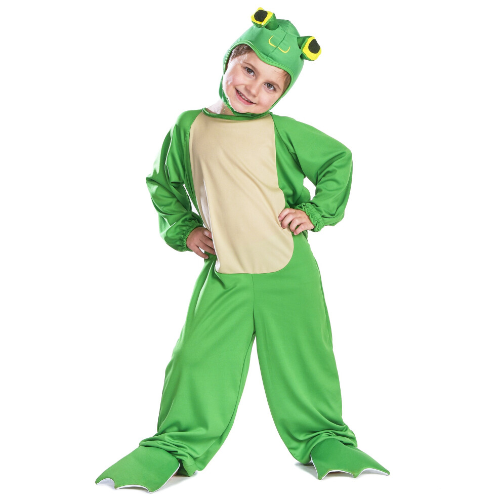 Rubies (Xs 3-4 Years (92-104 Cm)) Children's Frog Costume Green/Beige