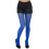 Rubies (M / L) Adult blue opaque tights 1