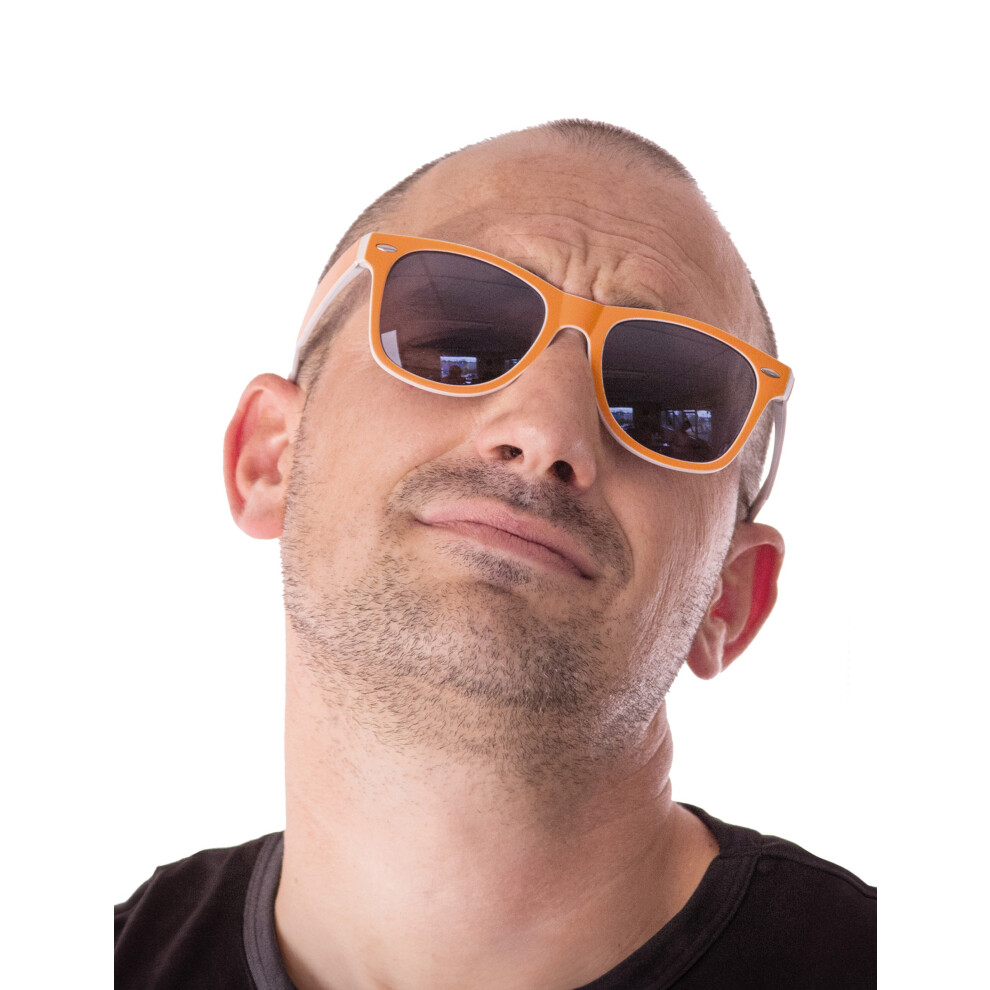 Rubies Adult Orange Blue Glasses Blue,Orange