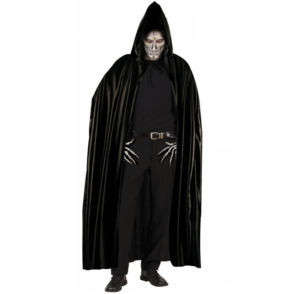 Rubies Cape With Hood For Adults Black