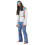 Rubies (XL) Men's hippie denim effect costume 3