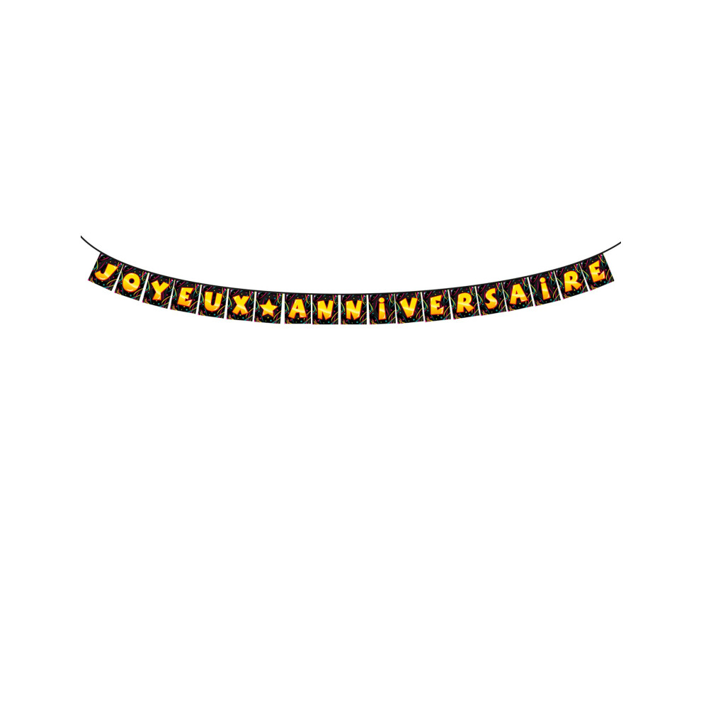 Rubies Happy Birthday Bunting Garland 4M