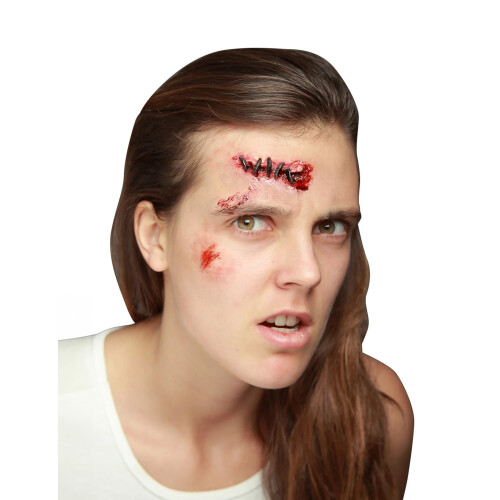 Rubies Fake wound with stitches
