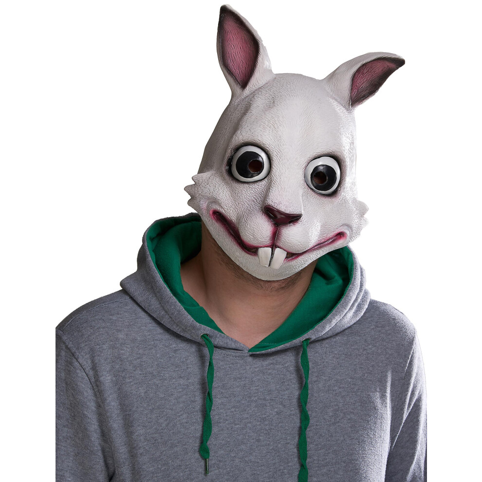 Rubies Adult Rabbit Mask White