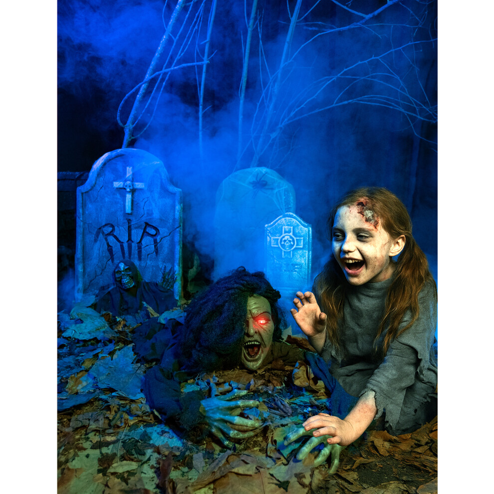 New Rubies 90 Cm Halloween Sound And Witch Decoration Light