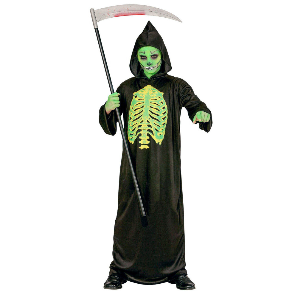 Rubies (11-13 Years (158 Cm)) Disemboweled Skeleton Costume For Children Halloween Black