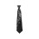 Rubies Black tie with transparent sequins for adults 2