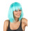 Rubies Women's sky blue mid-length bob wig 1