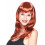 Rubies Long red wig with bangs for women 1