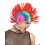 Rubies Men's multi-colored punk wig 1