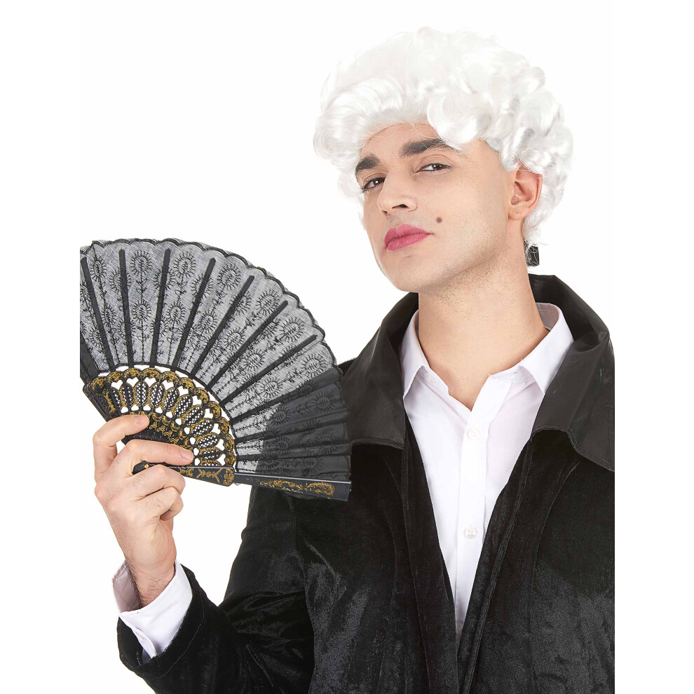 Rubies White Marquis Wig For Men