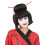 Rubies Black Geisha wig for women 1