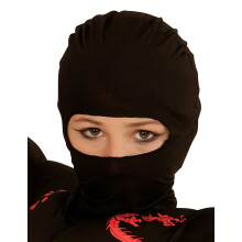 Black ninja hood for children